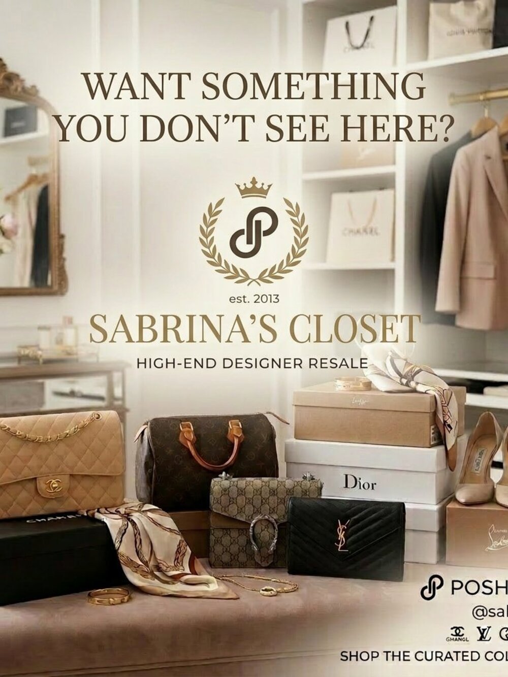 WANT SOMETHING YOU DON’T SEE HERE? 🛍️